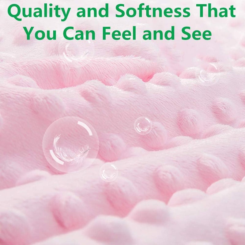 NObranded Super Soft Minky Baby Blanket With Double Layer Dotted Backing - Pink Flamingo Security for Newborns, Nursery, Stroller, Receiving, Toddlers, Crib Bedding for Boy or Girl (30 x 47 Inch) - Image 4