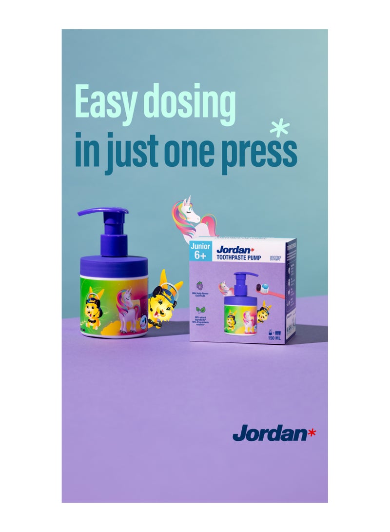 Jordan Jordan Junior Toothpaste Pump 150ml (6+ Years) - Image 4
