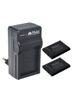 DMK Power DMK Power 2 x EN-EL19 700mAh Camera Battery with TC600E Battery Charger Compatible with Nikon Coolpix S2500/ S3100/ S4100/ 3200 Etc Cameras  - Image 1