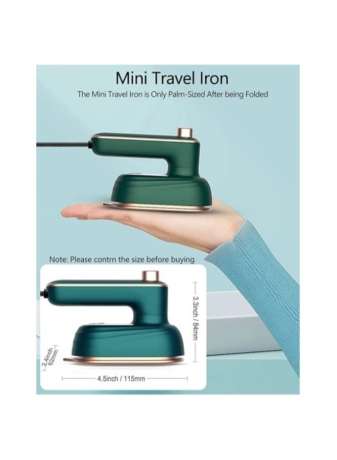 Mini Ironing Machine Handheld Can Be Rotated 180 Degrees, Travel Iron for Clothes, Professional Household Fast Heating Wired Small Electric Iron, Portable Heat Press Clothing Iron Machine - Image 2