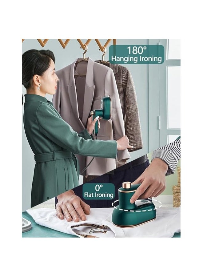 Mini Ironing Machine Handheld Can Be Rotated 180 Degrees, Travel Iron for Clothes, Professional Household Fast Heating Wired Small Electric Iron, Portable Heat Press Clothing Iron Machine - Image 3