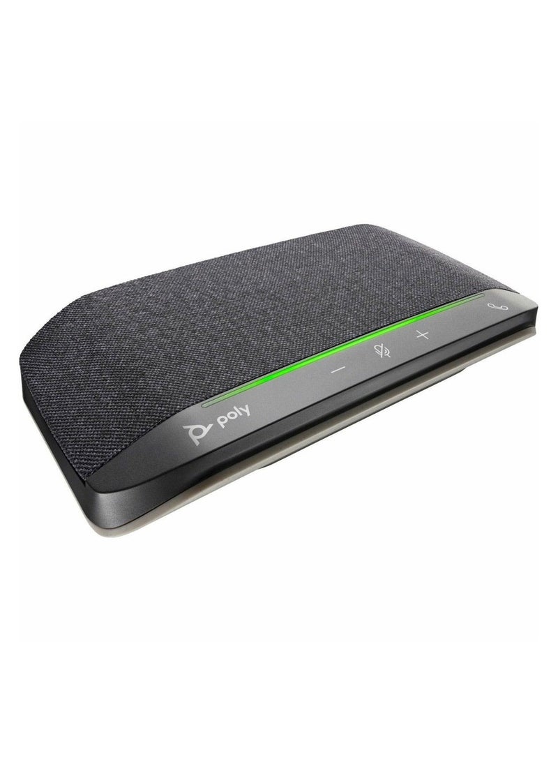 Poly Sync 10 USB-A/USB-C Speakerphone, Compact Desk Speakerphone with 2-Mic Steerable Array, Full-Duplex Audio, Touch Controls, IP64 Dust & Water Resistant, Windows & macOS Compatible | 772C3AA - Image 3