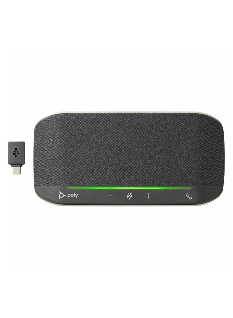 Poly Sync 10 USB-A/USB-C Speakerphone, Compact Desk Speakerphone with 2-Mic Steerable Array, Full-Duplex Audio, Touch Controls, IP64 Dust & Water Resistant, Windows & macOS Compatible | 772C3AA - Image 4