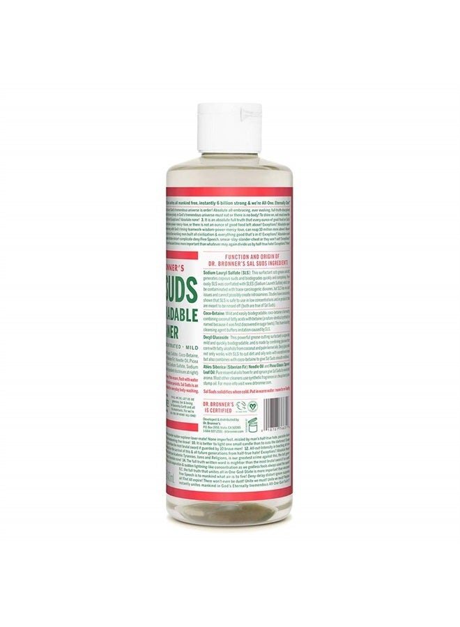 Dr. Bronner's منظف سال سادس القابل للتحلل (16 أونصة) - منظف متعدد الاستخدامات، منظف الصنوبر للأرضيات، الغسيل والأطباق، مركز، يقطع الدهون والأوساخ، منظف قوي، لطيف على البشرة - Image 2