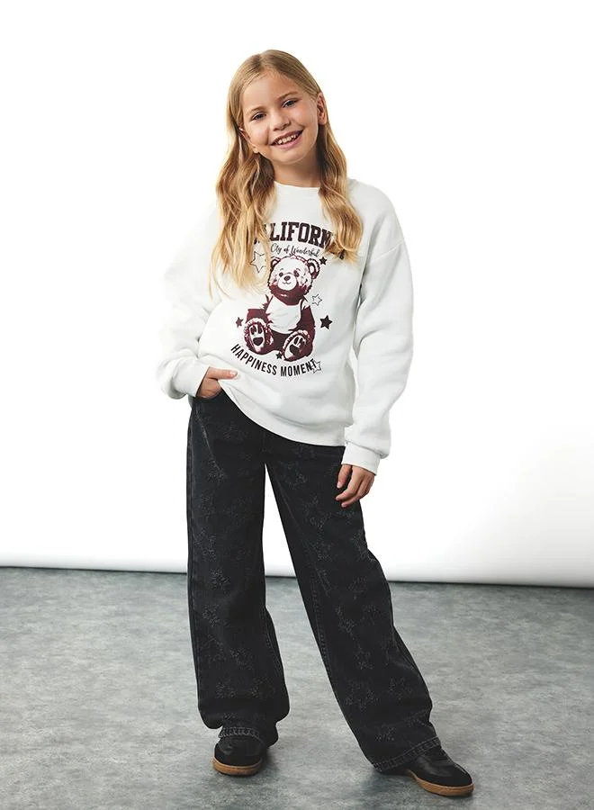 كوتون Printed Cotton Jeans
