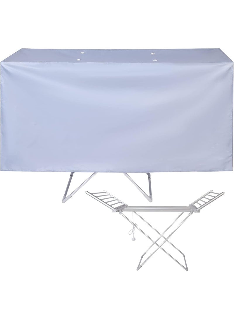 Meetion Heated Clothes Airer Cover, Electric Airer Helps to Speed Up Drying (Clothes Rack Cover Only) - Image 1