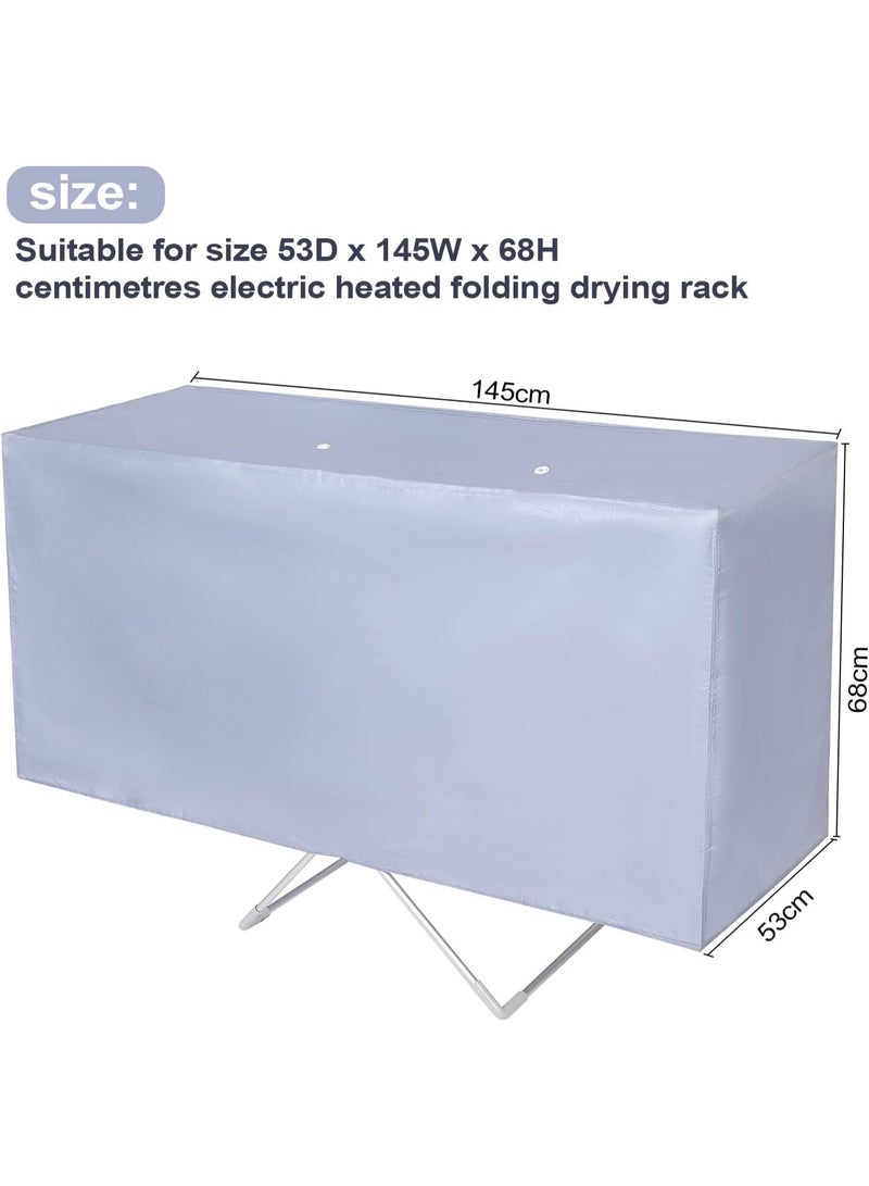 Meetion Heated Clothes Airer Cover, Electric Airer Helps to Speed Up Drying (Clothes Rack Cover Only) - Image 2