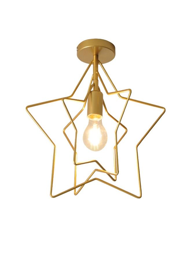 fashionhome Modern Creative Iron Ceiling Lamp for Living Room Bedroom Balcony Ceiling Lighting Fixture  - Image 2