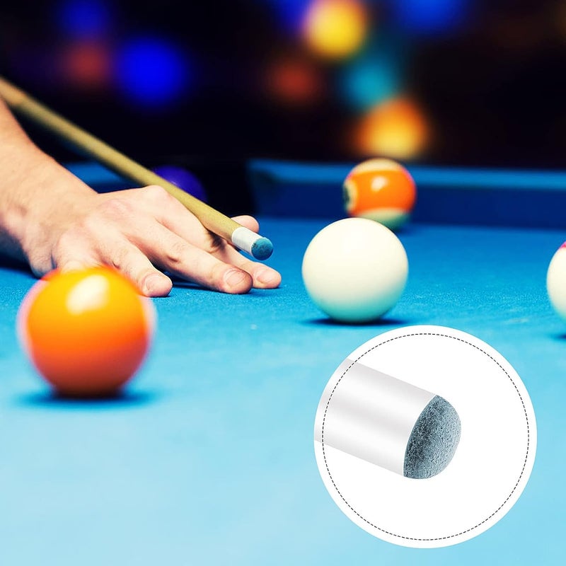 JBB 24 Pcs Pool Cue Tips Slip On Billiard Cue Tips for Pool Cue Sticks Replacement with Easy Installation, 12mm - Image 3