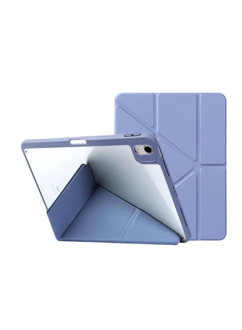 Case for iPad Pro 11 Inch air 5\10.9 with Pencil Holder, 5-in-1 Multiple Viewing Angles, Soft Clear Back Cover, Auto Wake/Sleep - Image 1