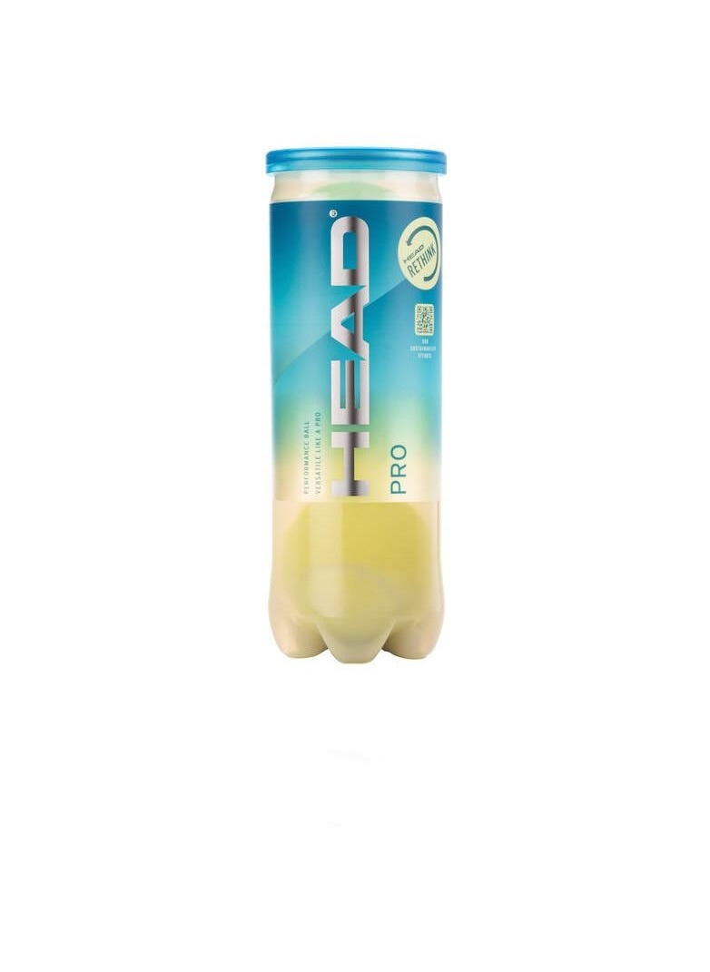 HEAD - Pro Tennis Ball - Can Of 3 Balls, For Club Players - Image 1