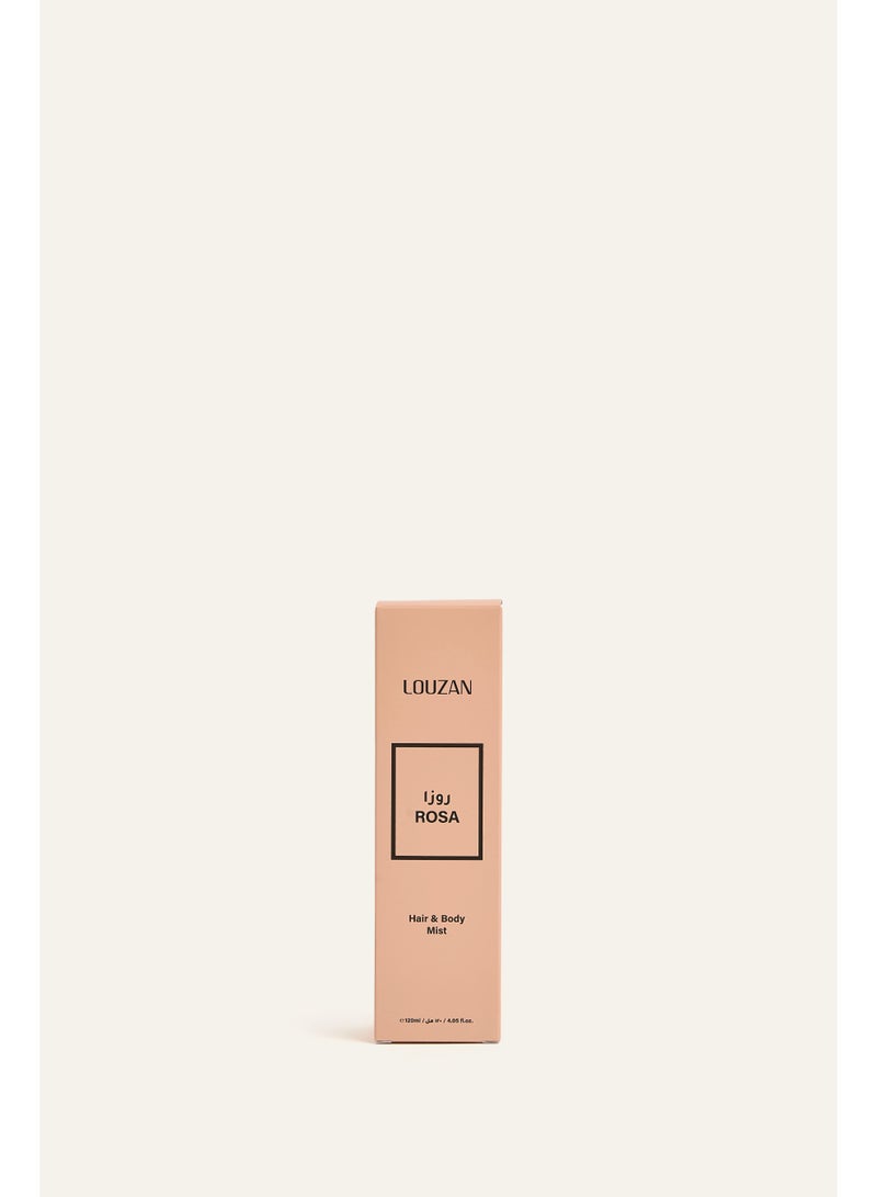 Louzan Rosa Hair & Body Mist 120ml - Image 3