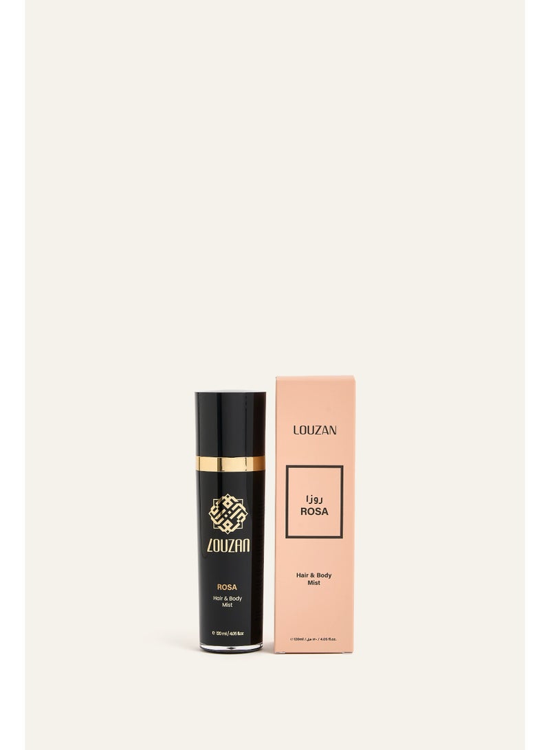 Louzan Rosa Hair & Body Mist 120ml - Image 1