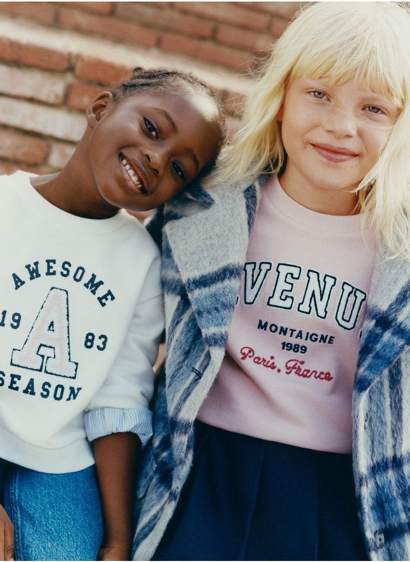 MANGO - Kids Awesome Crew Neck Sweatshirt - Image 1