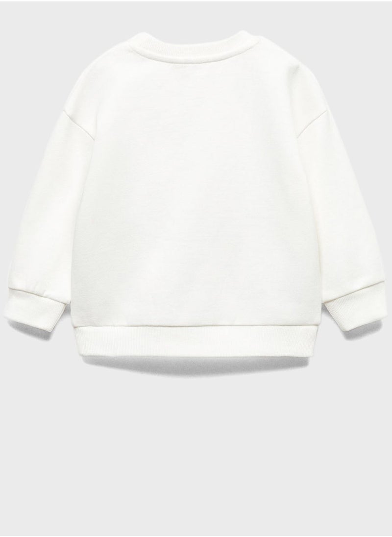 MANGO - Kids Awesome Crew Neck Sweatshirt - Image 1