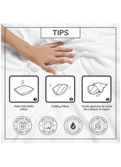 Donetella Decorative Embroidered Cushion Cover grey/white 45x45Cm(Without Filler)  - Image 4