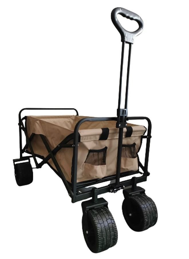NKX Foldable Multifunctional Outdoor Wagon Shopping Cart  - Image 2