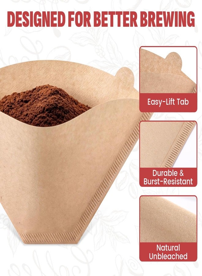 Phyyixs 200 Count #4 Cone Coffee Filters, Disposable Unbleached Natural Paper Filters for 8–12 Cup Drip & Pour Over Coffee Makers, Compatible with Ninja & Cuisinart Coffee Makers - Image 3
