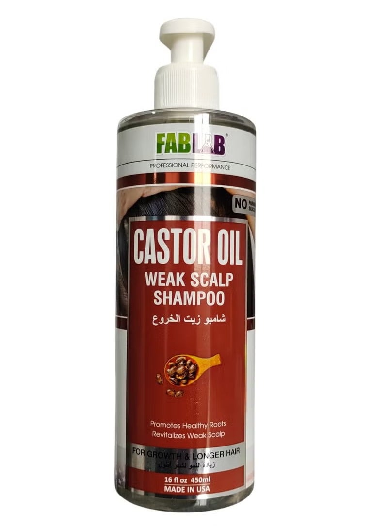 FabLab Castor Oil Weak Scalp Shampoo 450 ml