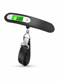 Digital Luggage Scale, Handheld Weight Scale 50KG, LCD Display Backlight Luggage Scale Portable Hook Electronic Scale Suitable for Travelers