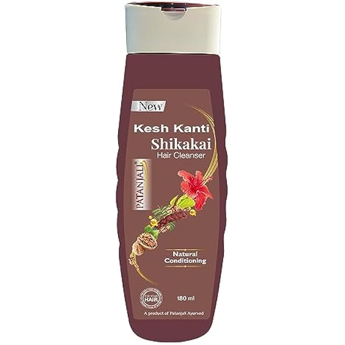 PATANJALI - KESH KANTI SHIKAKAI HAIR CLEANSER 180 ML / 6.08 FL OZ - Image 1