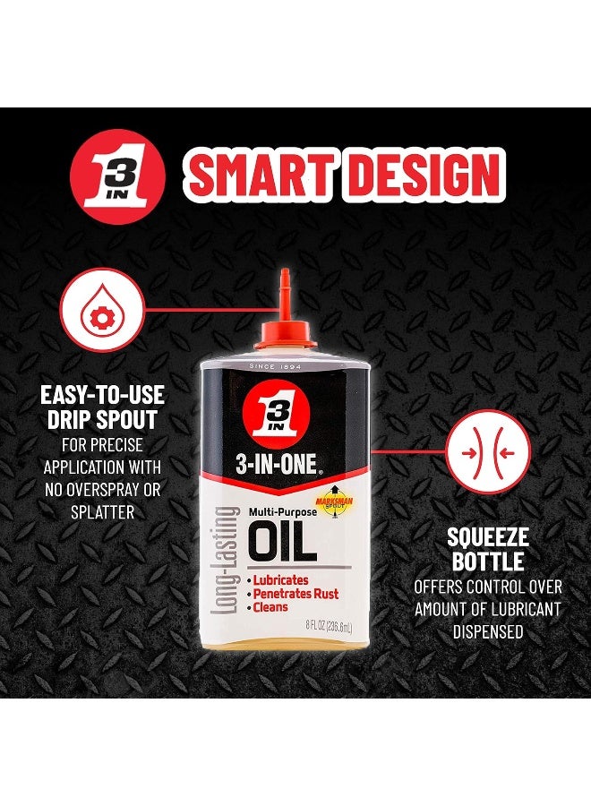 3-IN-ONE - 10038 Multi-Purpose Oil, 8 OZ - Image 3