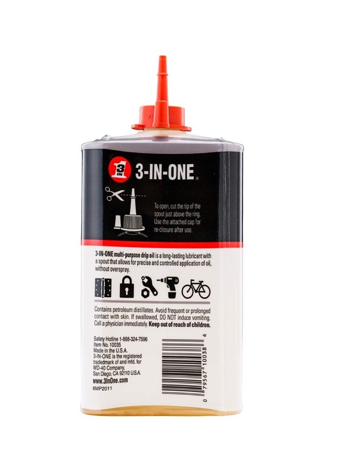 3-IN-ONE - 10038 Multi-Purpose Oil, 8 OZ - Image 2