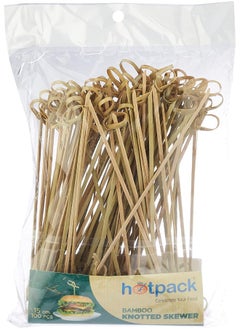 Hotpack Disposable Bamboo Cocktail Knotted Skewers, Twisted End, 100 Pieces - pzsku/Z96A1CF0E597931602B0DZ/45/_/1739530034/179f5169-9905-4640-81da-7c70f61767ce