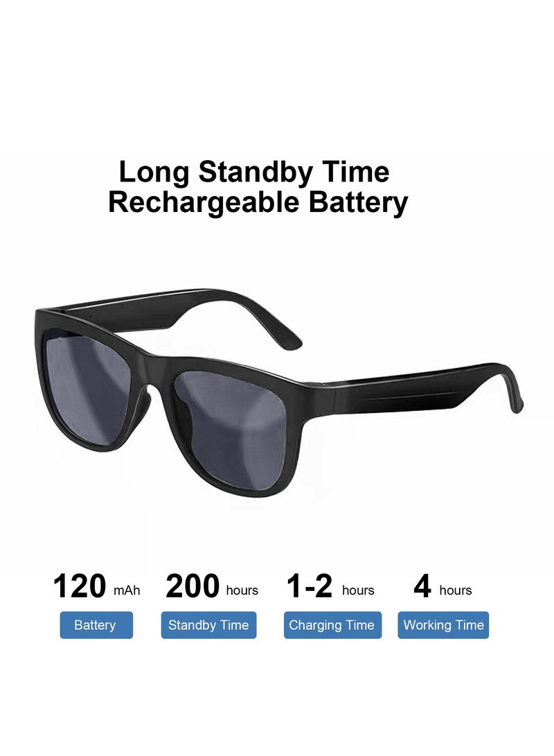 GS01 Smart Sunglasses, Outdoor Cycle Sunglasses, with Wireless BT5.0 Stereo Headset, Mic, for Hands-Free Calling, Music Audio - Image 2