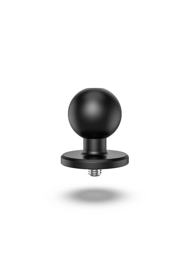 Sports Camera Adapter Ball Head 25mm Mobile Phone Bracket Pipe Clamp Fixed Base One Inch Double Ball Head Bar Accessories-Color:R14 Pan/tilt Base - Image 1