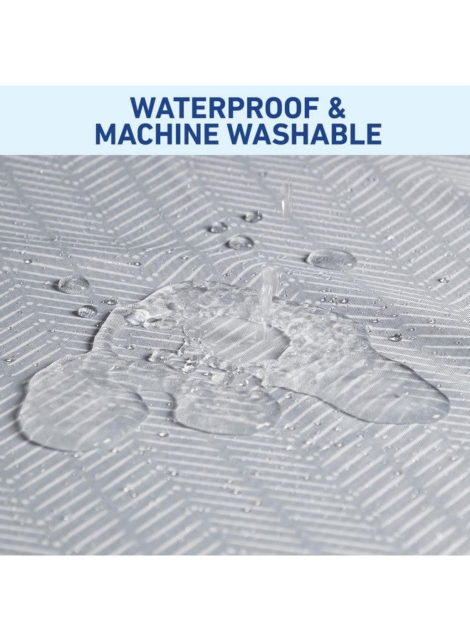 Graco Splat Mat for Under High Chair and Arts and Crafts, 50" X 50" Baby Anti-Slip Food Splash and Spill Mat for Eating Mess, Waterproof Floor Protector and Table Cloth - Image 2