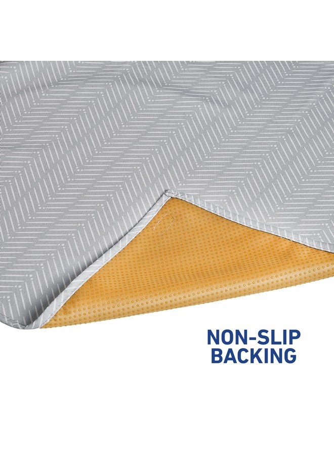 Graco Splat Mat for Under High Chair and Arts and Crafts, 50" X 50" Baby Anti-Slip Food Splash and Spill Mat for Eating Mess, Waterproof Floor Protector and Table Cloth - Image 3