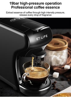 ايتي لايف 0.6 لتر 5 في 1 كيس قهوة / كبسولة آلة إسبرسو / دولتشي غوستو / k-cup / ESE جراب / مسحوق القهوة ، مع ضغط البخار التلقائي 19 بار st-504  - Image 4