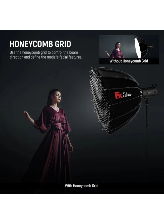 اف اكس ستوديو DSM02 90cm Deep Parabolic Softbox with Grid (Bowens Mount) - Image 4