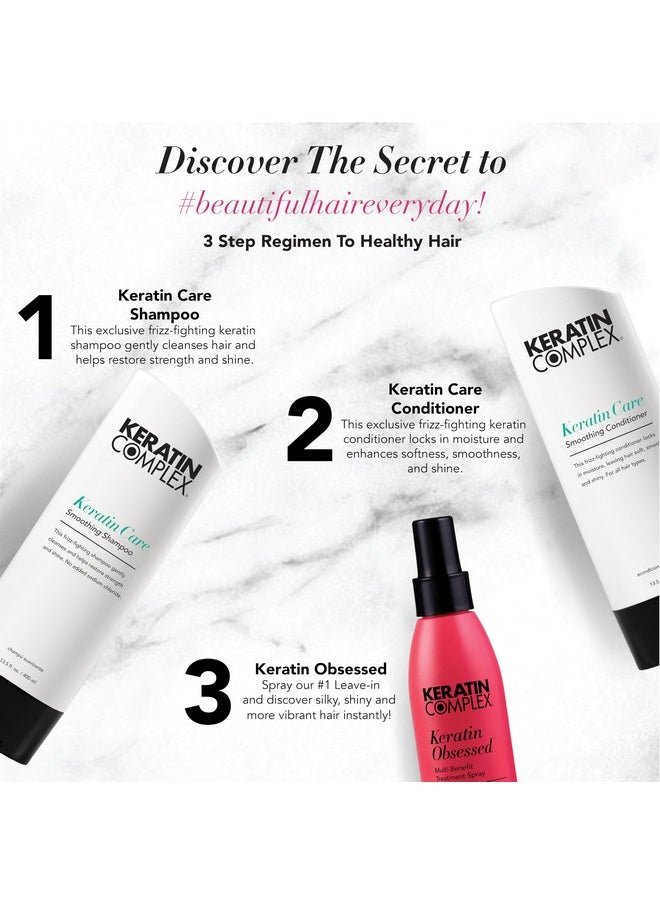 KERATIN COMPLEX - Keratin Care Retail Kit - Keratin Care Shampoo & Conditioner 13.8 Oz Each & 5 Fl Oz Keratin Obsessed  - Image 3