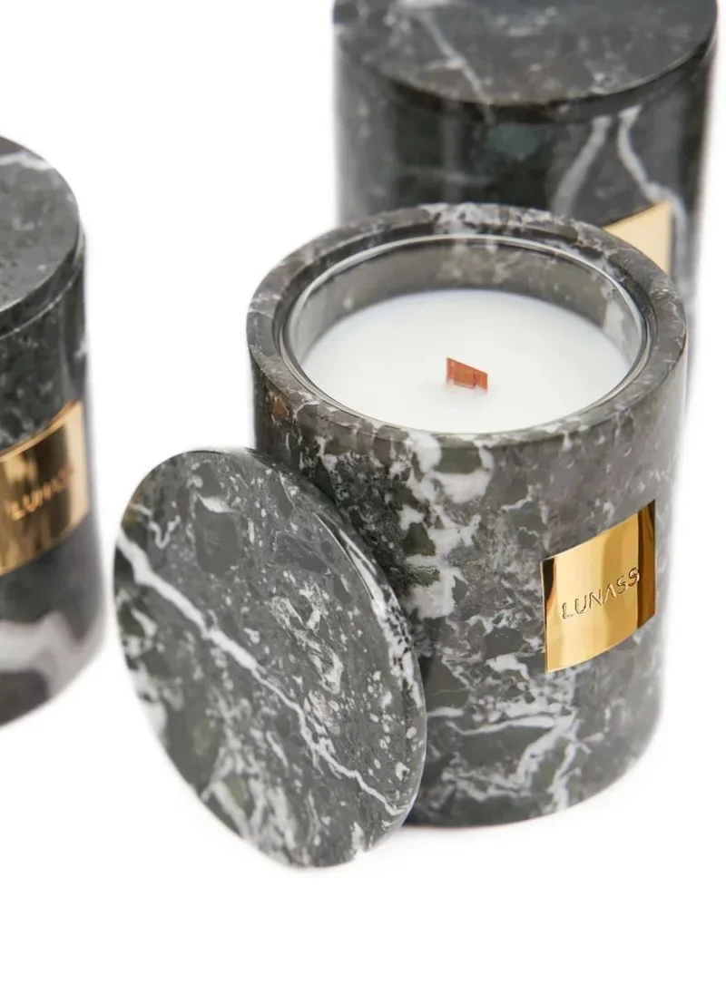 Lunass MIRAGE | Natural Marble Refillable Candle