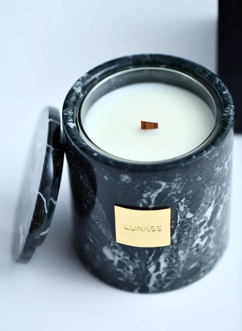 Lunass MIRAGE | Natural Marble Refillable Candle