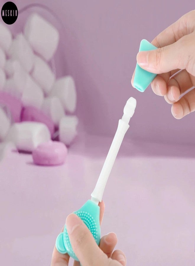 MESKIN Dual-Sided Silicone Face Scrubber & Mask Applicator - Gentle Manual Cleanser for Smooth and Radiant Skin - Must-Have Facial Care Tool (Multicolor, Pack of 1) - Image 3