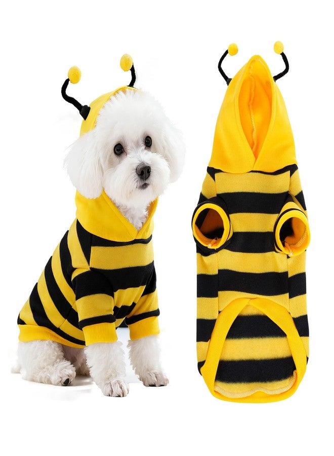 cnomg Pet Bee Halloween Costume Dog Bee Costume Outfit Hoodies Cat Clothes Dog Kitten Puppy Pet Apparel - Image 1