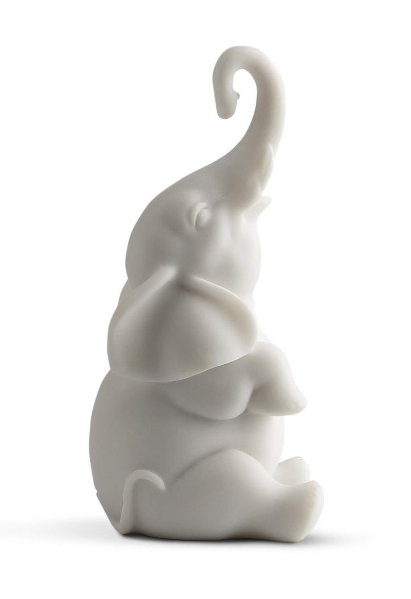 JFSM INC. 4" Good Luck Elephant with Raised Trunk Figurine - Image 1