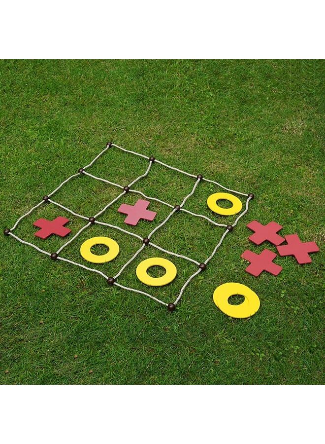 Giant Tic Tac Toe Outdoor Game 3ft x 3ft Portable Bean Bag Toss Games for Adults and Young Backyard Lawn Camping Family Game - Image 5