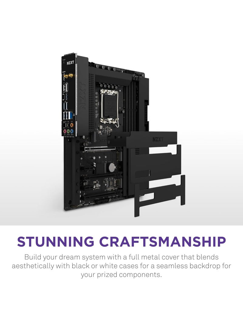 NZXT N7 Z790 LGA 1700 ATX Motherboard, Intel Z790 Chipset, Dual-Channel 4x DDR5 DIMM, 128GB Max Memory, PCIe 5.0 16, Wi-Fi 6E, BT V5.2, HDMIx1, 1x M.2, USB 2.0, USB 3.2 Type-C, Black | N7-Z79XT-B1 - Image 4