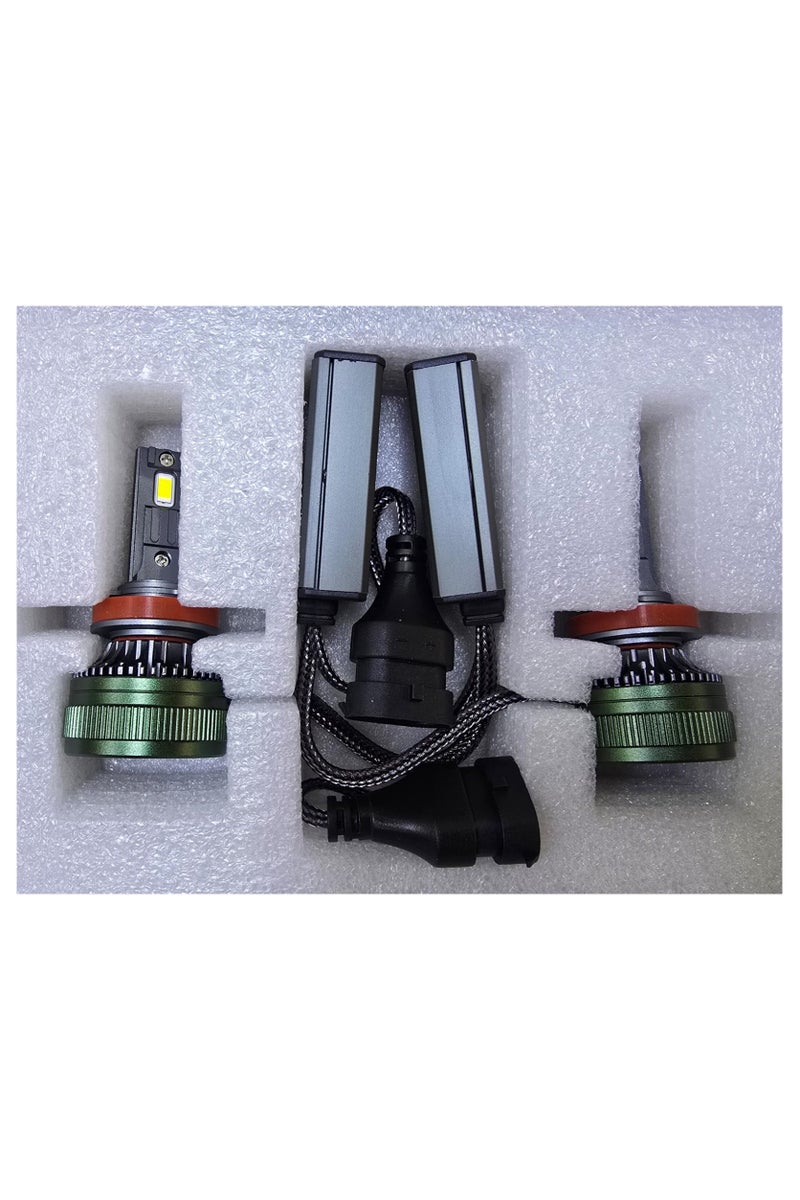 رايموس مصباح أمامي للسيارة LED من Raymos H11 RM8 Pro Max - 75 واط، 15000 لومن، درجة حرارة اللون 6000 كلفن - Image 1