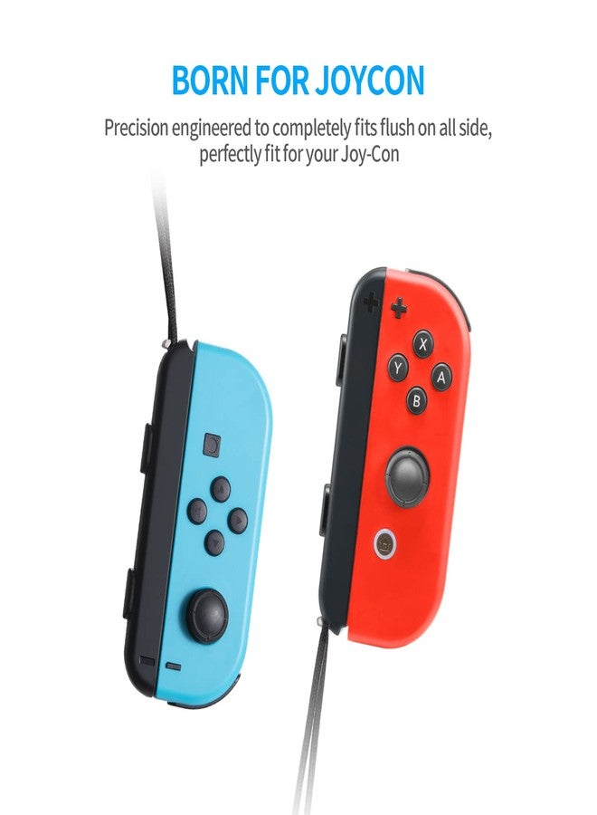 MOSAHOLL Wrist Strap for Switch Joycon - 2 Pack Lanyard Replacement Parts Accessories for Joy Con Joy-Con Controller, Black, S - Image 4