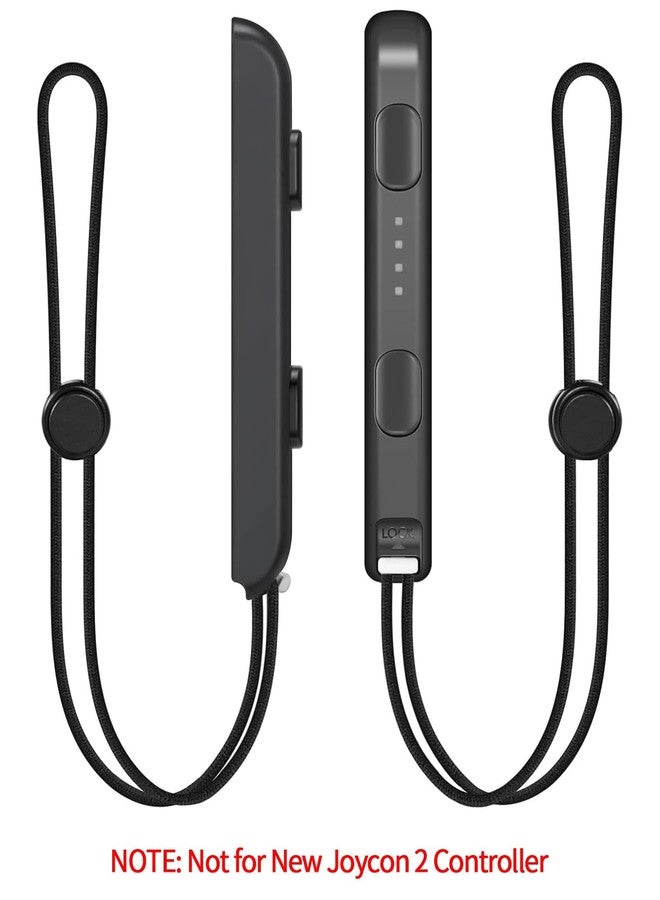 MOSAHOLL Wrist Strap for Switch Joycon - 2 Pack Lanyard Replacement Parts Accessories for Joy Con Joy-Con Controller, Black, S - Image 2
