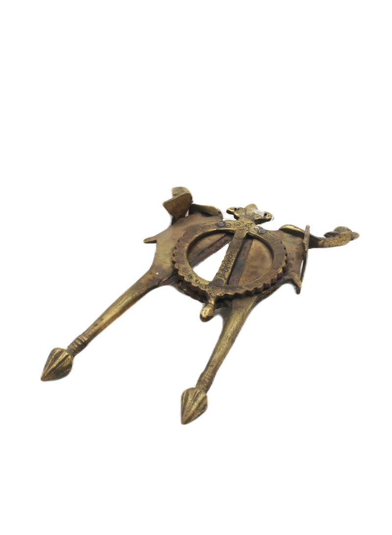 Antique Museum Handmade Antique Brass Nut Cutter  - Image 2