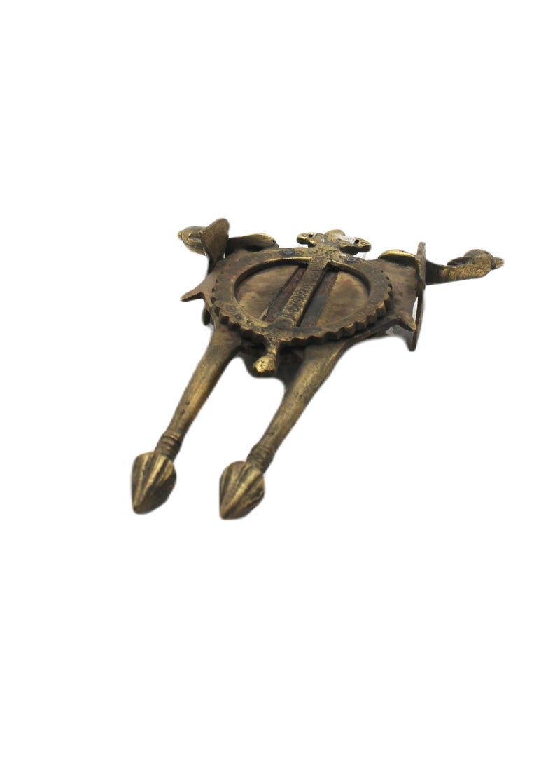 Antique Museum Handmade Antique Brass Nut Cutter  - Image 3