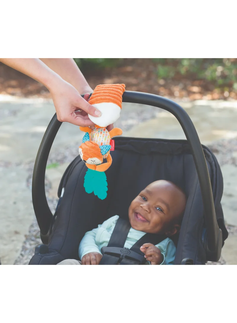 infantino Go Gaga Jittery Fox Soft Baby Activity Plush Toy For 0 Months+ Multicolour