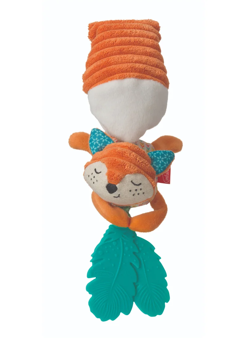 infantino Go Gaga Jittery Fox Soft Baby Activity Plush Toy For  0 Months+ Multicolour