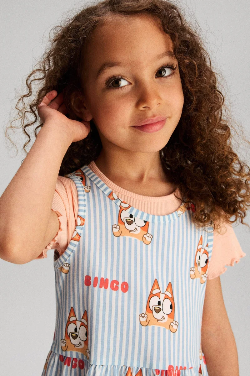 H&M Printed cotton dress